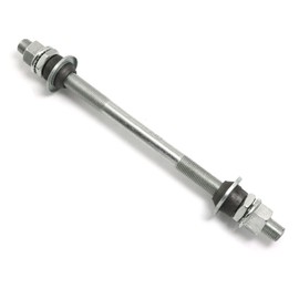 Pro Bamboo Kitchen 185mm Bicycle Multiple Speed Rear Hub Axle 3/8" Silver