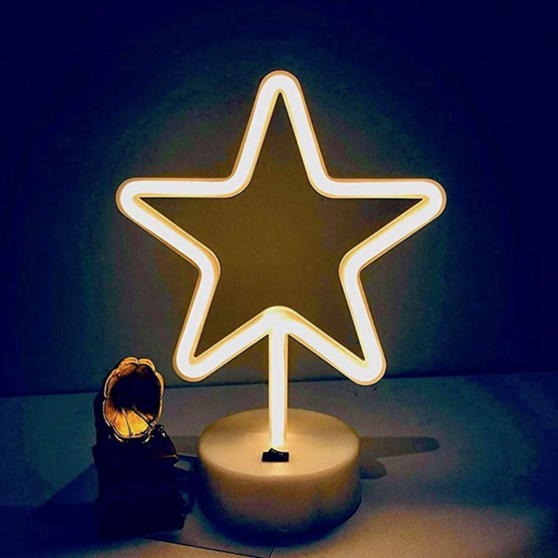 LED Neon Light FivePointed Star Neon Sign Art Decoration for