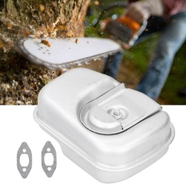Chainsaw Muffler Iron Material Wear-Resistant High Accuracy for Husqvarna 235 236 240 235E 240E Garden Chainsaw