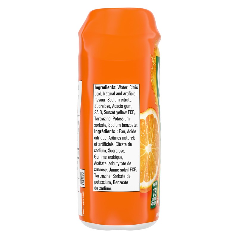 Tang Liquid Drink Mix, Orange, 48mL/1.6 oz, (Pack of 12)
