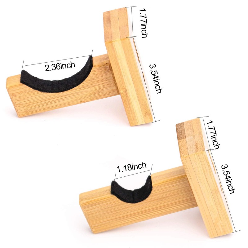 ZOENHOU 4 PCS Baseball Bat Display Case Holder, Wall Mount