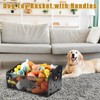 Geyecete Dog Toy Basket Dog Toy Box Dog Toy bin