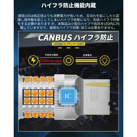 Aokyoung T20 Single LED Turn Signal, Equipped with Cooling Fan, Genuine Amber, High Fla Prevention, Built-in Resistor, 7440 W21W, WY21W, Differential Pinch Parts, LED Turn Signal Bulb, 3030SMD, 40