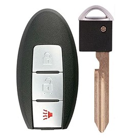 2X Replacement Keyless Entry Remote Key Fob Shell / CASE Shell Engine Start Compatible with & Fits for Nissan Rogue - (No Electronics or Chip Inside)