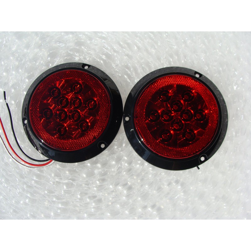 GCD (2)- 4" TJ Wrangler RED LED SURFACE MOUNT TAIL