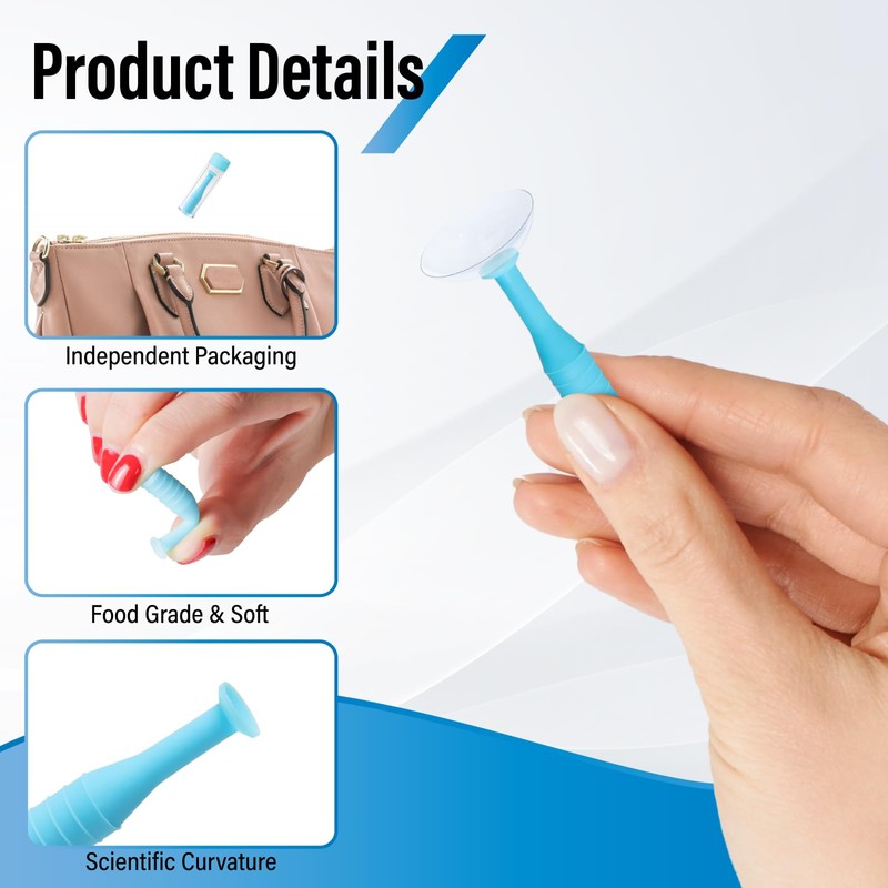 Dhoptical Hard Scleral Lens Remover, 6 Pack RGP PlungerInserter for