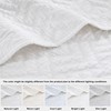 palassio White 100% Cotton Quilt California Cal King Size Bedding