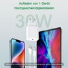 30W PD 3.0 Schnellladegerät, USB C Ladegerät Netzteil Kompatibel mit
