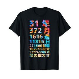 Funny 31st Birthday Old Meter Funny 31st Gift for Women Men Funny Calculator 31st Birthday Gift T-Shirt