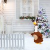 Aymolas Christmas Goose Outfit Reindeer Porch Goose Outfits Xmas Yard