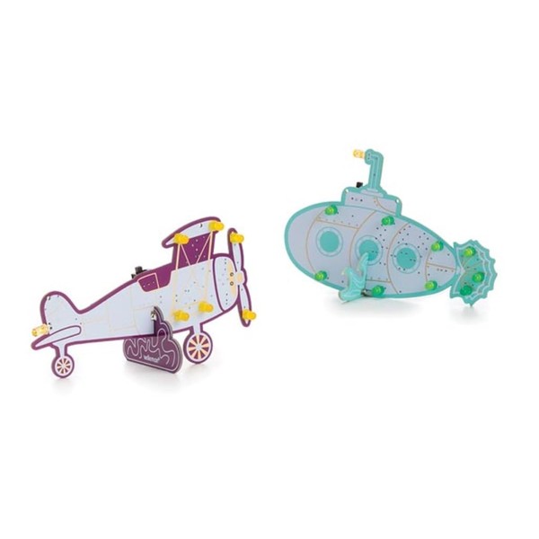Whadda Electronic Kit for Learning to Solder, Submarine, Double Decker,