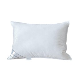 Eastwarmth Goose Down Feather Hotel Collection Bed Pillow for Sleeping,100% Cotton Cover,Medium Firm,Soft Support Standard Size(20X26IN) 1 Pack