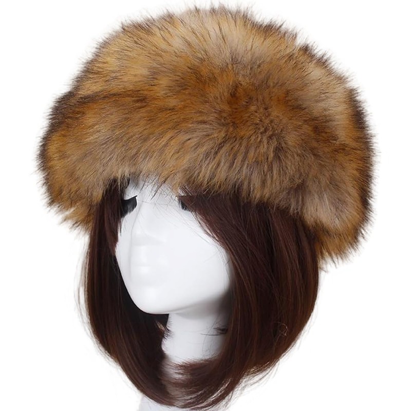 Mangroo Winter Warm Faux Fur Hat Fluffy Emptyless Beanies Cap