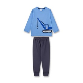 Sanetta Boys Long Blue Pyjamas | High Quality and Comfortable Cotton Pyjamas for Boys Pyjamas Set for Boys, blue
