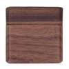 Ring Box Walnut Magnetic Cover Inlay Fleece Portable Wooden Wedding