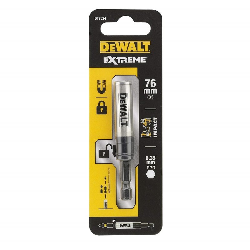 Dewalt Extreme DT7524 Magnetic Bit Holder (76 mm Total Length,