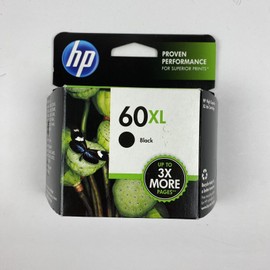 HP 60XL Black Ink Cartridge (CC641WN) Manufactured 3/14 New OEM Genuine