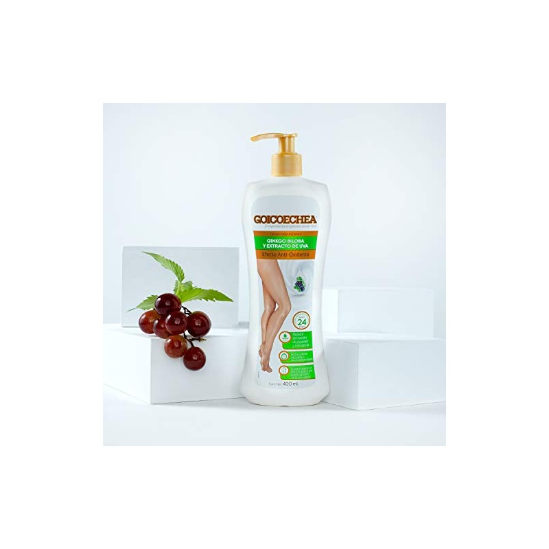 Goicochea Crema Piernas Ginkgo Biloba Extracto Uva Efecto Anti Oxidante