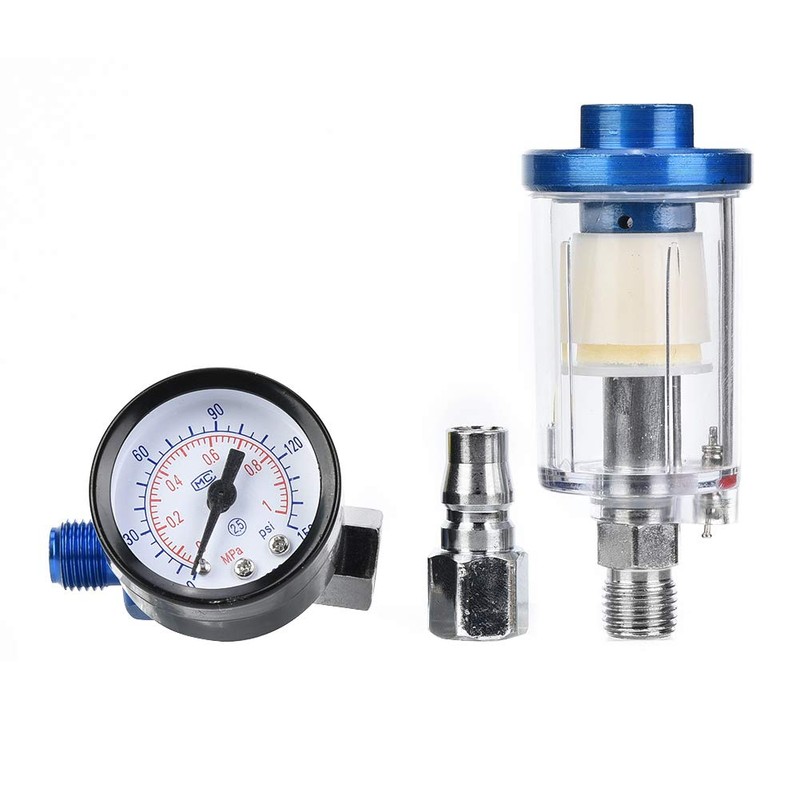 Denash Inline Compact Filter Pneumatic Tool, Solid Contaminant Filter for