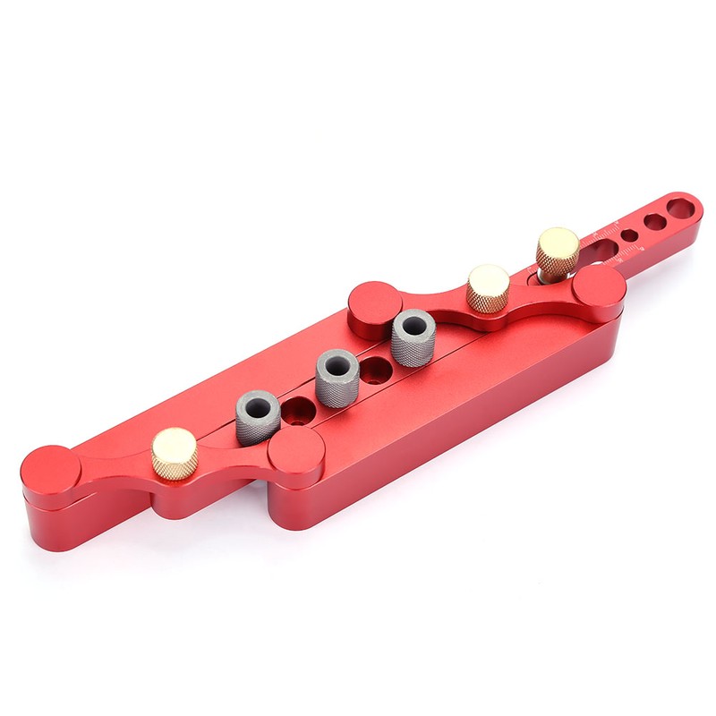 6/8/10mm Self Centering Dowelling Jig Dowel Hole Drilling Guide DIY