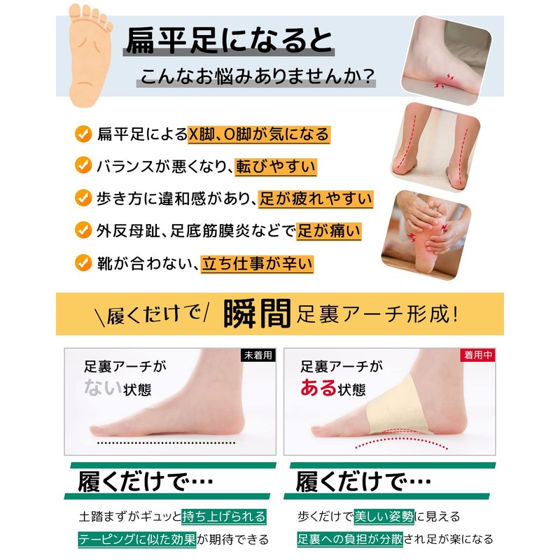 Flat Foot Supporter, Arch Support, 2023 Model, Foot Arch Supporter,