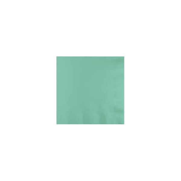 Pack of 600 Mint Green 2-Ply Folded Paper Lunch Napkins