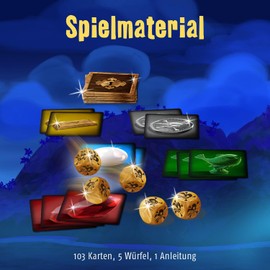 KOSMOS 683894 Lucky Makes Fat Prey, Open & Play Game, Funny Dice Game for 2-6 People from 8 Years, Board Game, Fast Board Game