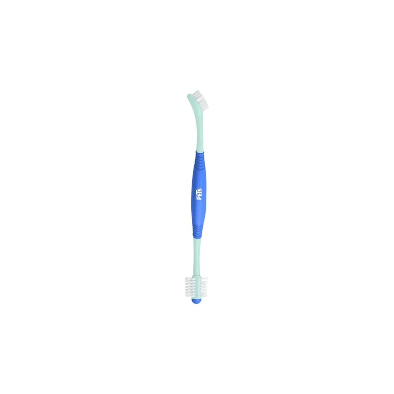 Fancy Pets Cepillo Dental de Doble Cabezal 360 para Perro