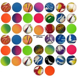 SHATCHI 20pcs Bouncy Jet Balls 27mm Party Bag Fillers Boys Girls Loot Bag Toys Kids Gifts Xmas Christmas Stocking Fillers