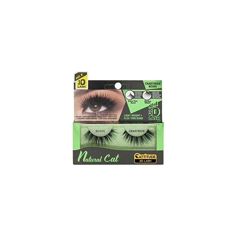 CATTITUDE 3D LASHES Chartreux Natural Cat
