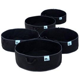 your GEAR Grow Bag Plant Bag 5 Pieces in 5 L, 11 L, 20 L, 30 L, 60 L or 2 Pieces in 190 L Plant Bag Made of Felt Non-Woven Fabric Planter with Carry Handles