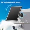 8W Solar Panel Charger for Outdoor Security Cameras - Fast