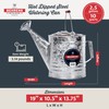 Behrens Weatherproof Hot Dipped Galvanized Steel Watering Can with Wooden
