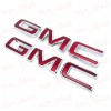 GMC NEW RED Front & Rear Emblem kit For 2019