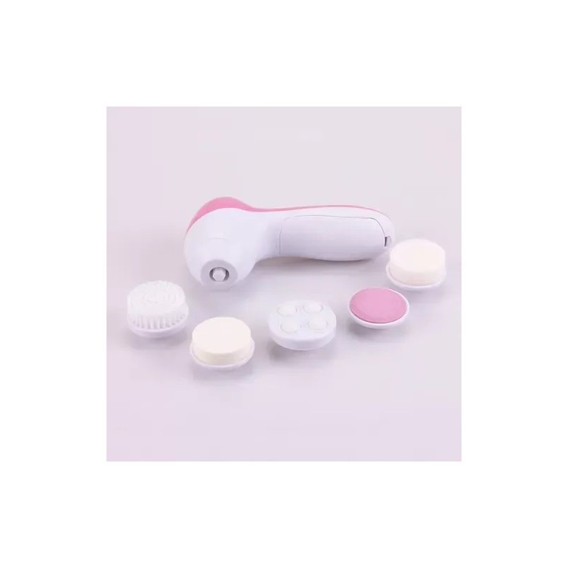 Beauty Care Massager Cepillo Eléctrico Impieza Facial 5 In 1