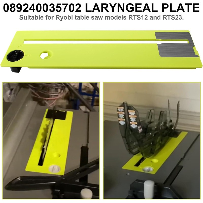 089240035702 Throat Plate for Ryobi RTS12 RTS23 Table Saw,for Ryobi