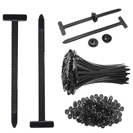 200 PCS Cinchos de Plastico, Cintillos para Cables Nylon Autobloqueantes para Fijación y Reparación en Automóviles, Máquinas y Hogar, Hebillas Univers