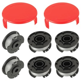 EPLZON Replacement Spool for Ein-hell GE-CT 18/28 Li Replacement Line Spool for Ein-hell GE-CT 18/28 Li TC Grass Trimmer, 5 m Length Diameter 1.6 mm (6 Spools + 2 Caps)