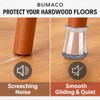 40 Pack Extra Small Chair Leg Floor Protectors Silicone Covers