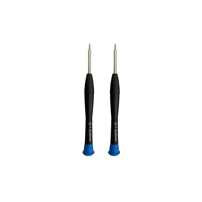 2pcs 1.5mm Magnetic Slotted Screwdriver for Electronics Repair Tools