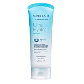 Missha Super Aqua Ultra Hyalon Peeling Gel 100ml Facial Exfoliator Hypoallergenic Nose Sebum Removal / 미샤 수퍼 아쿠아 울트라 히알론 필링젤 100ml 얼굴각질제거제 저자극 코피지제거
