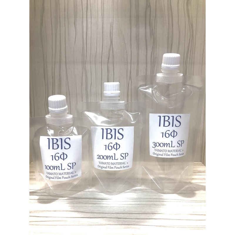 Ibis300 Transparent 10.1 fl oz (300 ml) Cap Pouches with