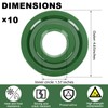 Ziliny 10 Pcs Sprinkler Spray Protector Donut 1.57" ID Plastic