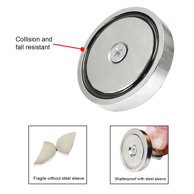 Super Fishing Magnet 308lb High Power Neodymium Rare Earth Magnetic