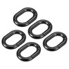 sourcing map Spring Oval Ring, 5 Pieces, 1.14 Inch Round