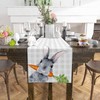 Easter Table Runner Bunny Rabbit Carrot Table Runners for Dining