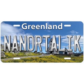 Nanortalik Greenland Novelty Car License Plate