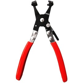 Sinyiol Hose Clamp Plier Auto Repair Tool Swivel Flat Band for Removal and Installation of Ring-Type or Flat-Band Hose Clamps，Car Water Pipe Locking Pliers (Hose Clamp Pliers)