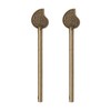 eMagTech Pack of 2 Retro Bronze Locking Pin Chinese Locking