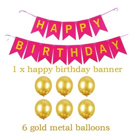 Colorful Happy Birthday Banner, Rainbow Birthday Banner Decoration, DIY Party Decoration, Birthday Party Decorations and Supplies for Kids and Adults